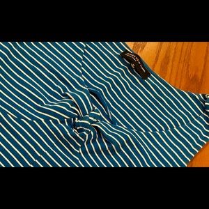 Pretty blue and white stripe baby